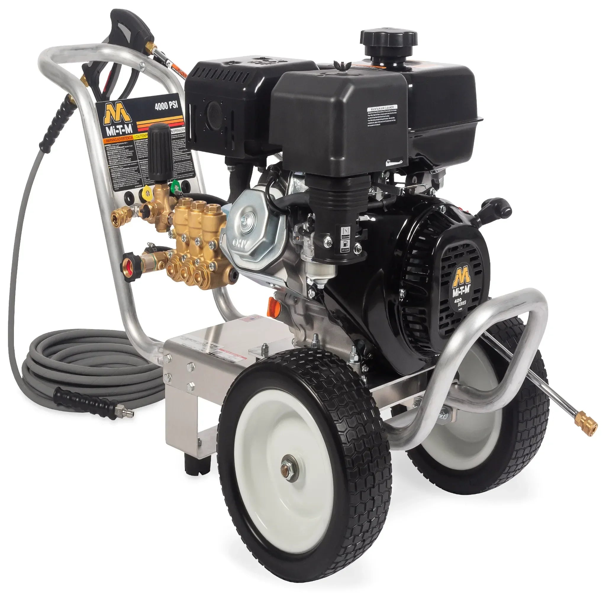 Mi-T-M CA Aluminum Series Gasoline Direct Drive - CA-4004-1MCM - Commercial Cleaning – Pressure Washer, 4000 PSI, 128 lbs