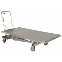 Vestil Partially Stainless Steel Hydraulic Elevating Carts-CART-1000-LD