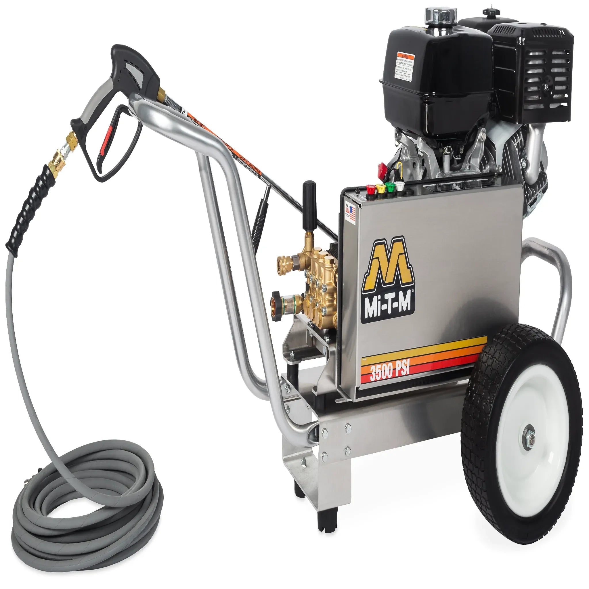 Mi-T-M CBA Aluminum Series Gasoline Belt Drive - CBA-3504-1MAH - Commercial Cleaning – Pressure Washer, 165 lbs