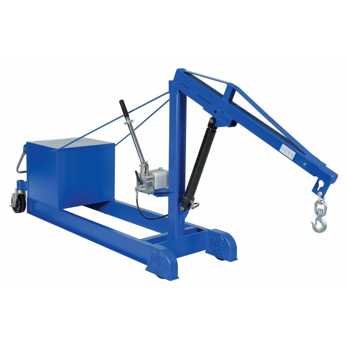 Vestil Steel Counter Balance Floor Crane 2000 Lb. Capacity Blue -CBFC-2000