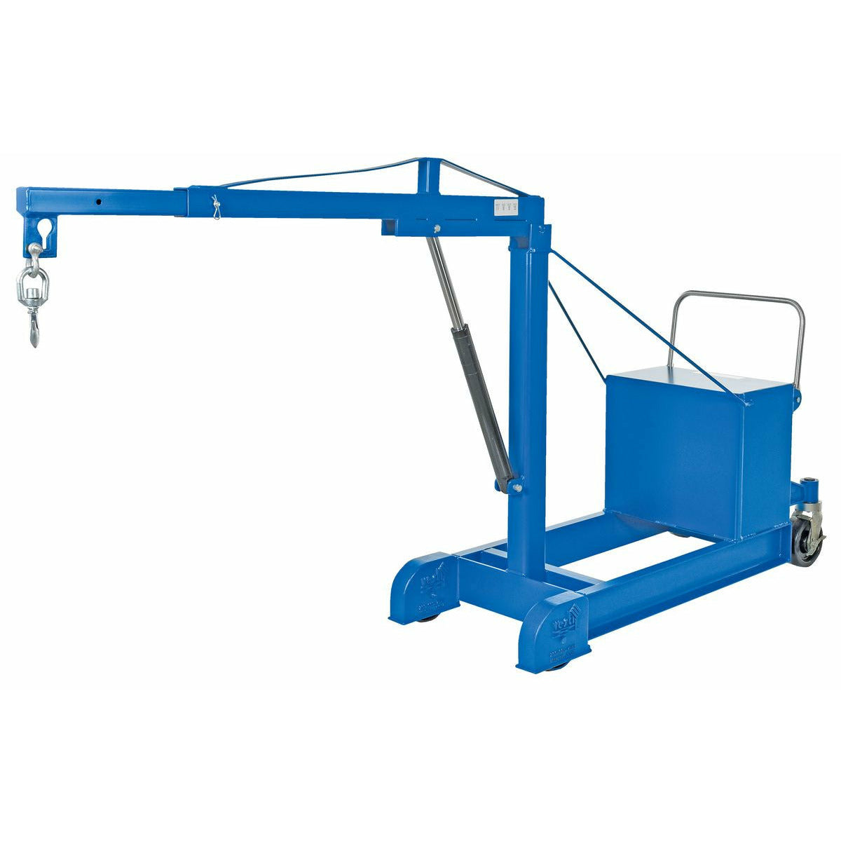 Vestil Vestil Steel DC Counter Balance Floor Crane 2000 Lb. Capacity Blue-CBFC-2000-DC -CBFC-500-AIR