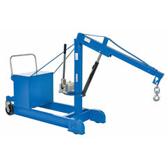 Vestil Steel DC Counter Balance Floor Crane 2000 Lb. Capacity Blue-CBFC-2000-DC