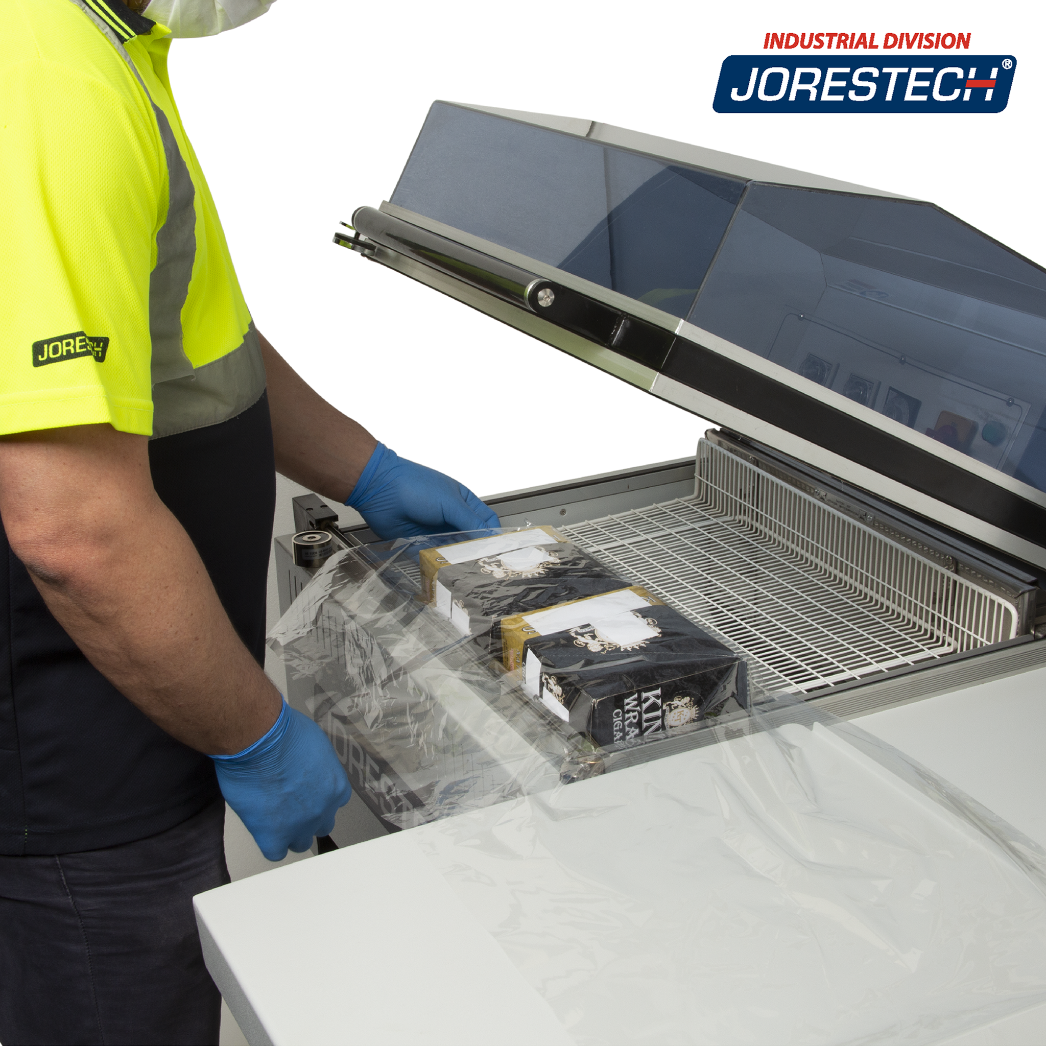 Jores Technologies Chamber Shrink Wrapping System with Heater and Sealer All-in-One – 15” X 10”