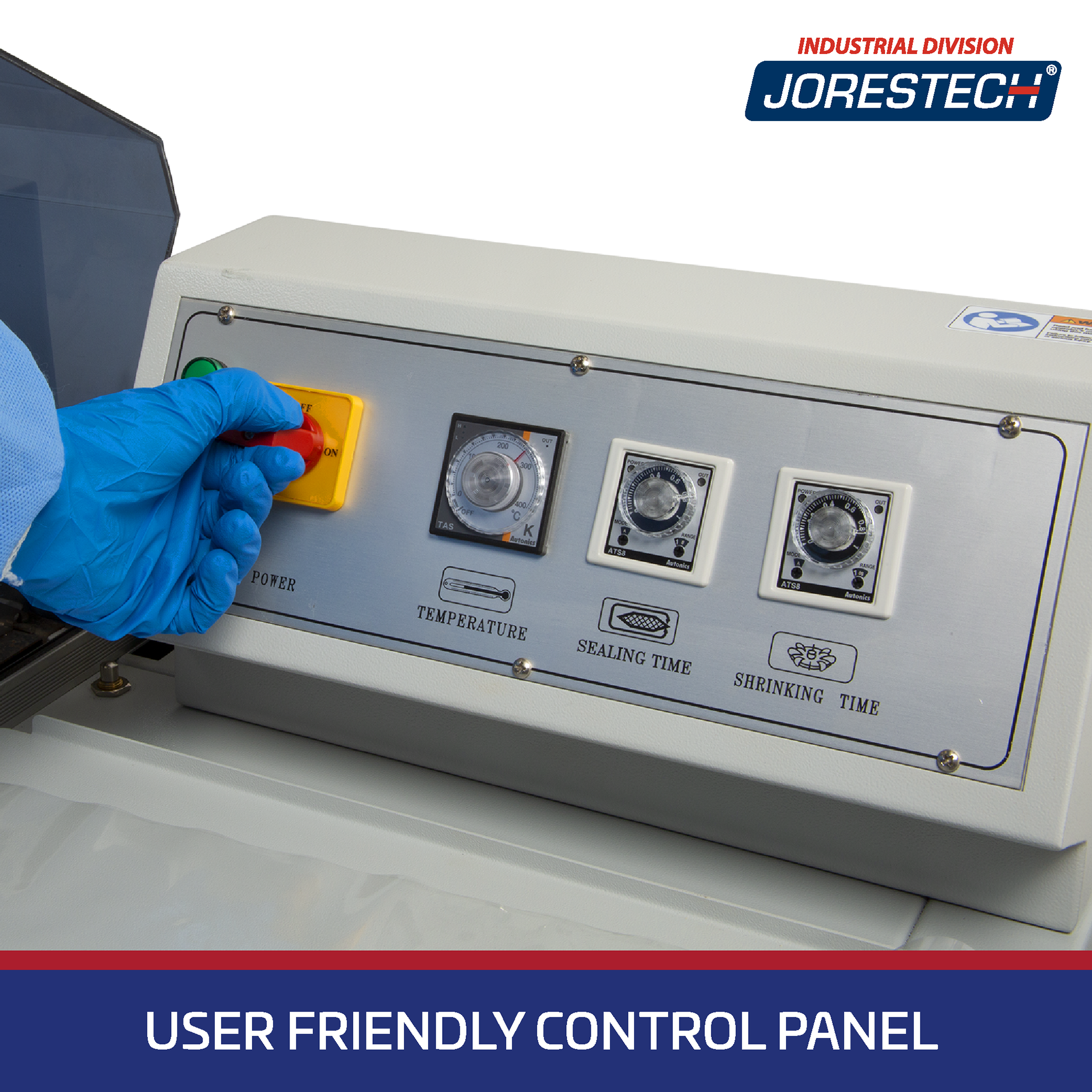 Jores Technologies Chamber Shrink Wrapping System with Heater and Sealer All-in-One – 22” X 16”