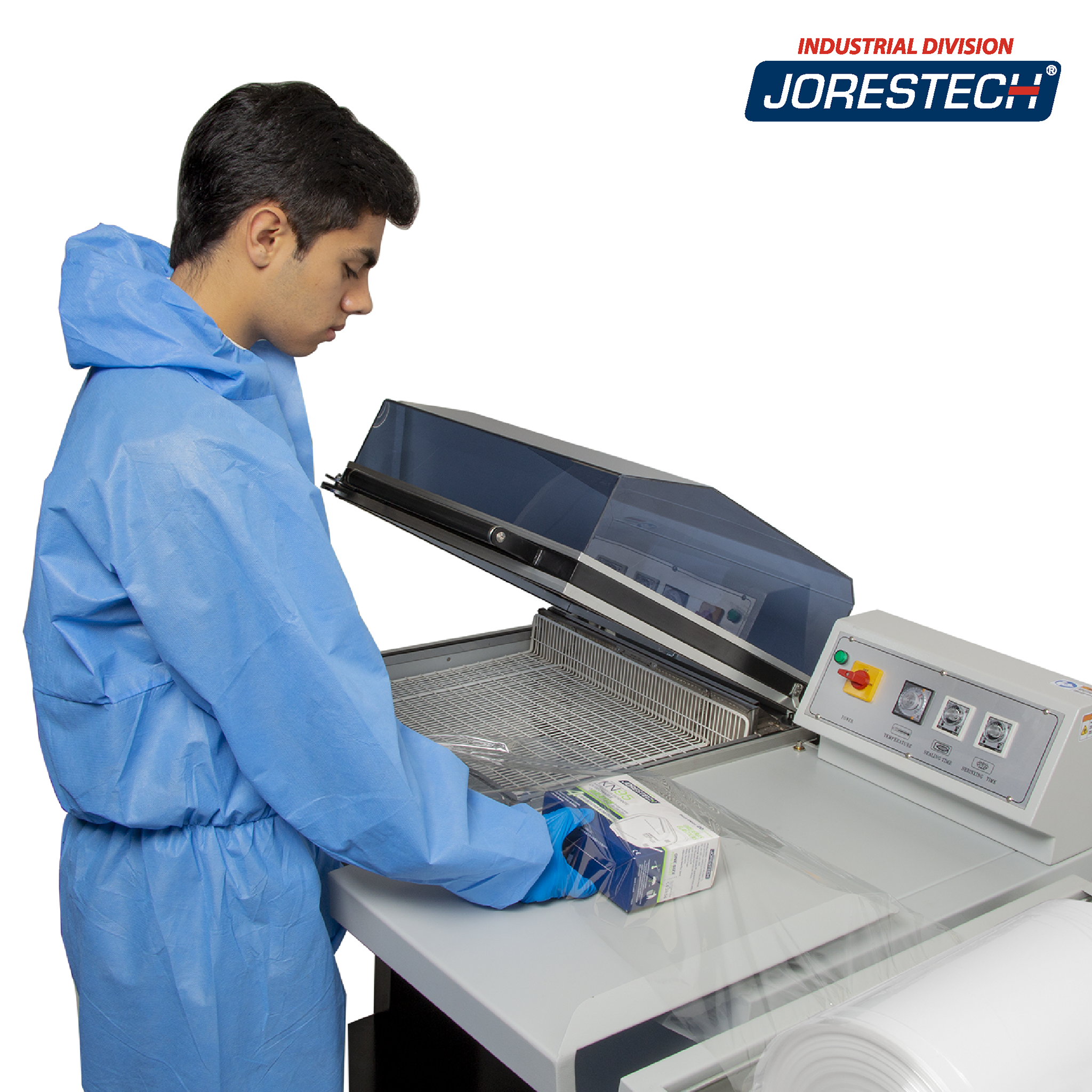 Jores Technologies Chamber Shrink Wrapping System with Heater and Sealer All-in-One – 22” X 16”