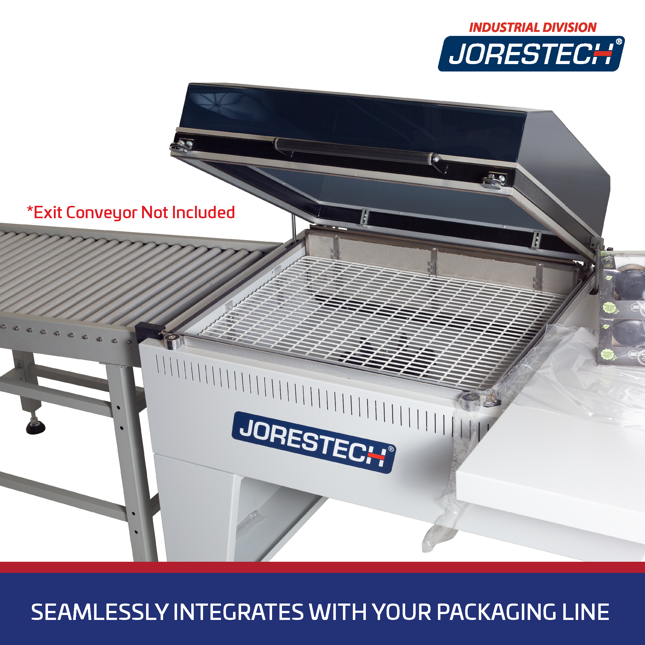Jores Technologies Chamber Shrink Wrapping System with Heater and Sealer All-in-One – 31” X 23”