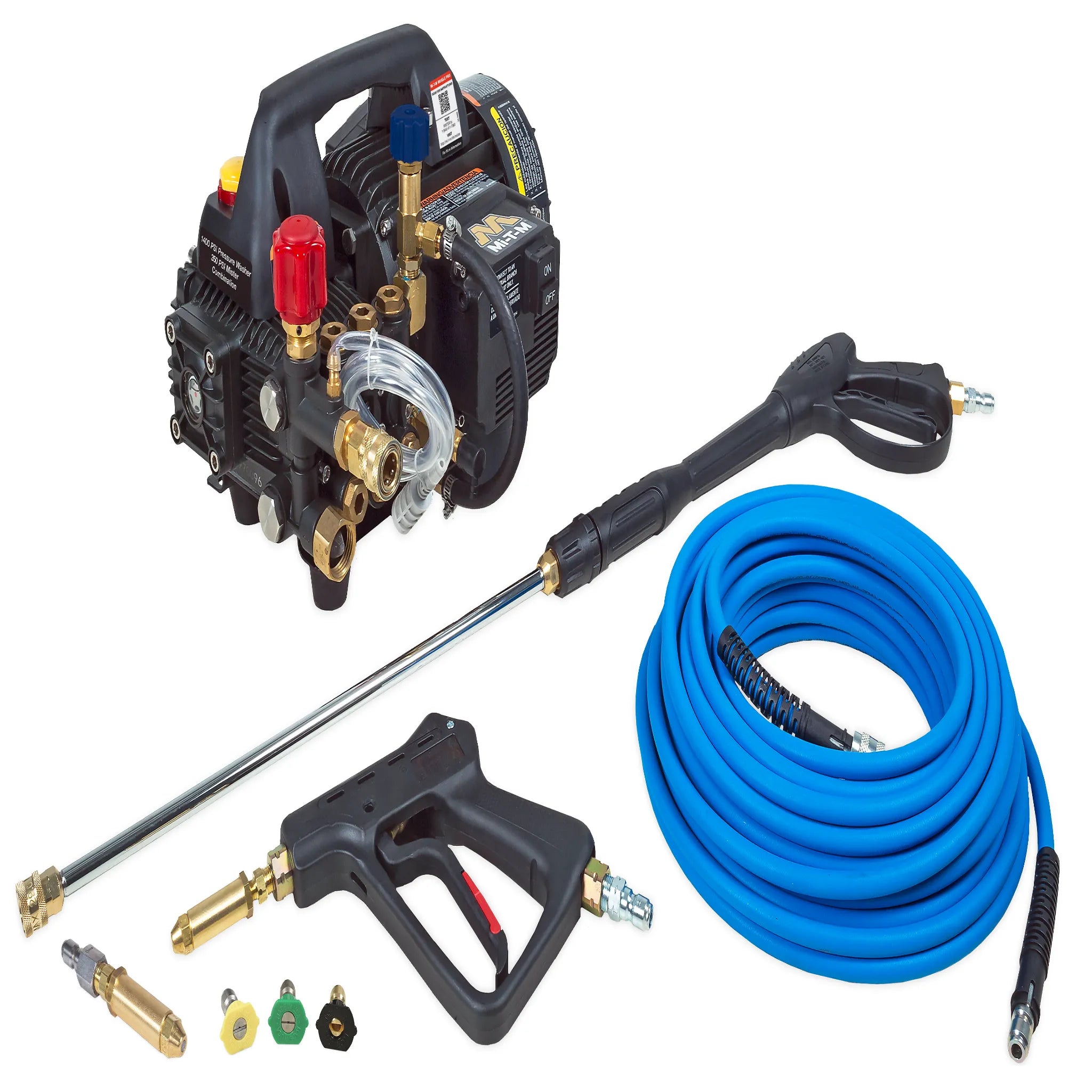 Mi-T-M Mister Combination Electric Direct Drive - CM-1400-1MEH-M - Commercial Cleaning – Pressure Washers, 1.5 HP, 350 PSI