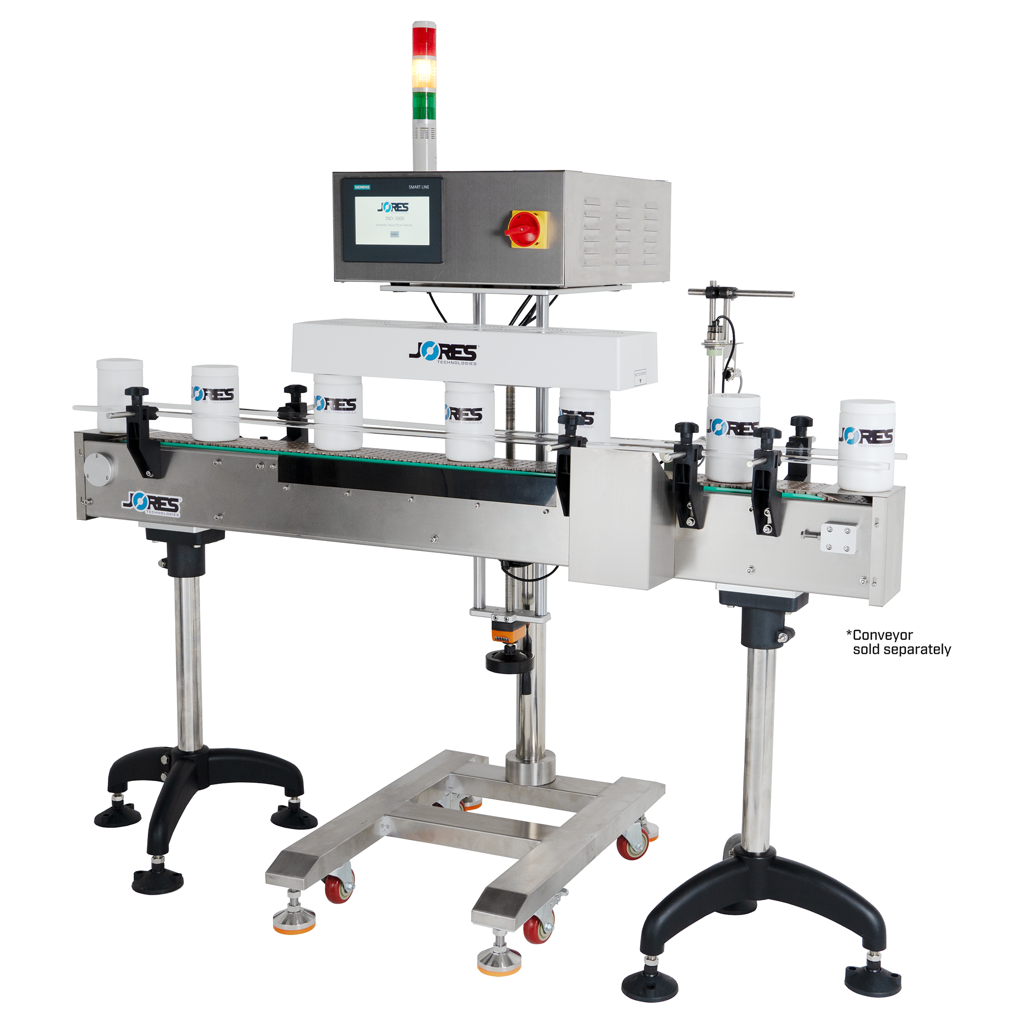 Jores Technologies Continuous Inline Induction Cap Sealer 20 - 120mm