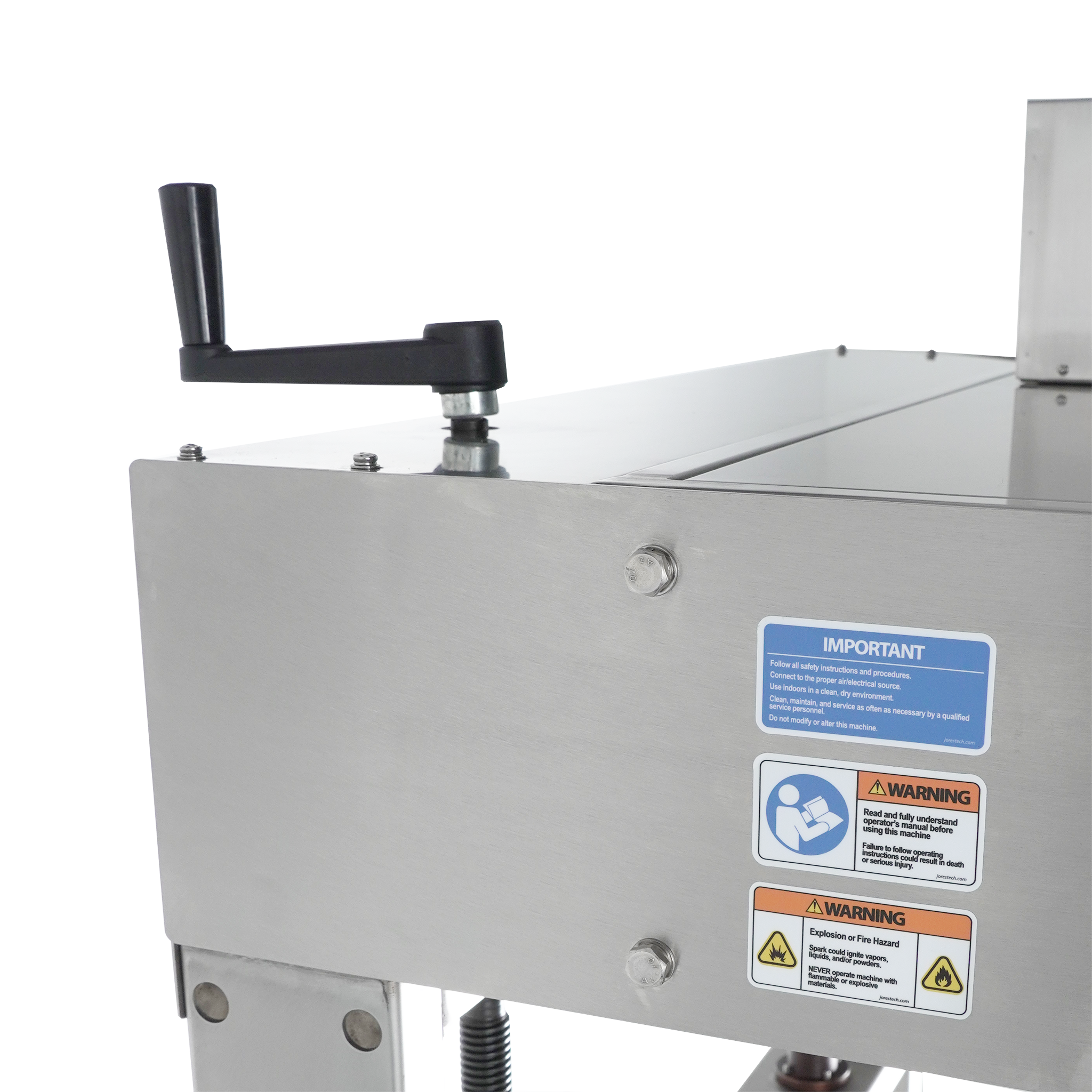 Jores Technologies Conveyorless Continuous Band Sealer for Variable Bag Heights