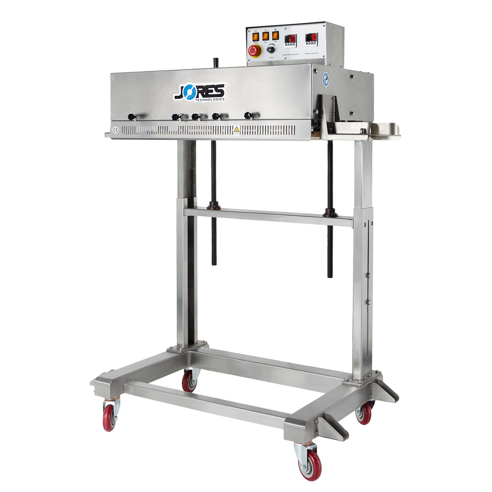 Jores Technologies Conveyorless Continuous Band Sealer for Variable Bag Heights