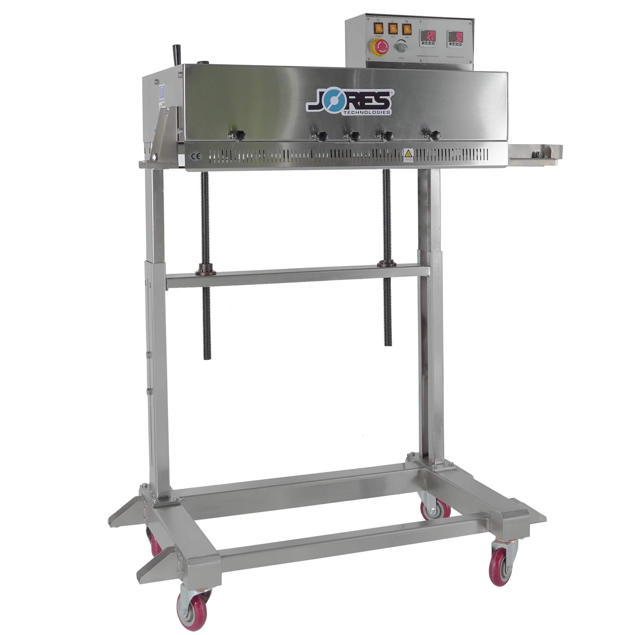 Jores Technologies Conveyorless Continuous Band Sealer for Variable Bag Heights