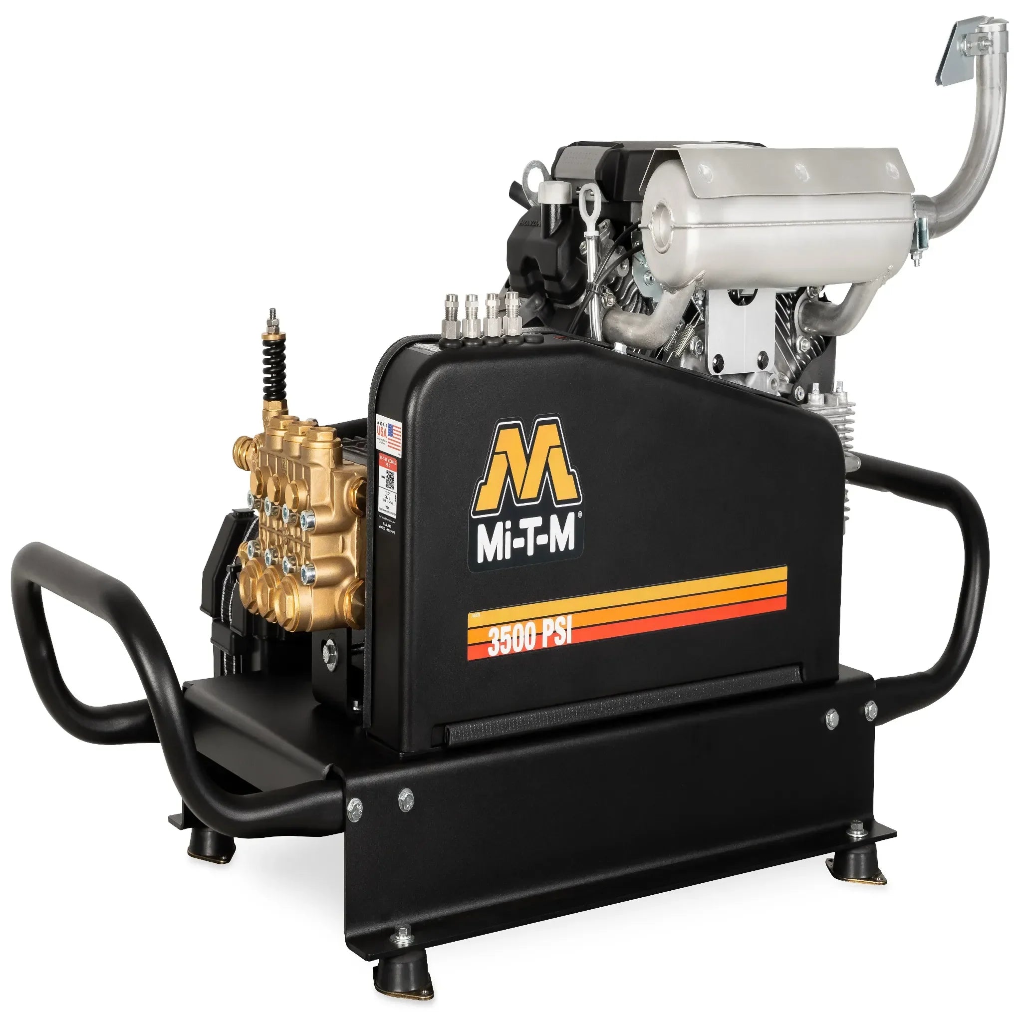 Mi-T-M CTM Series Gasoline Truck-Mount Belt Drive Pressure Washers - CTM-3508-H6G0M – 3500 PSI, 257 lbs