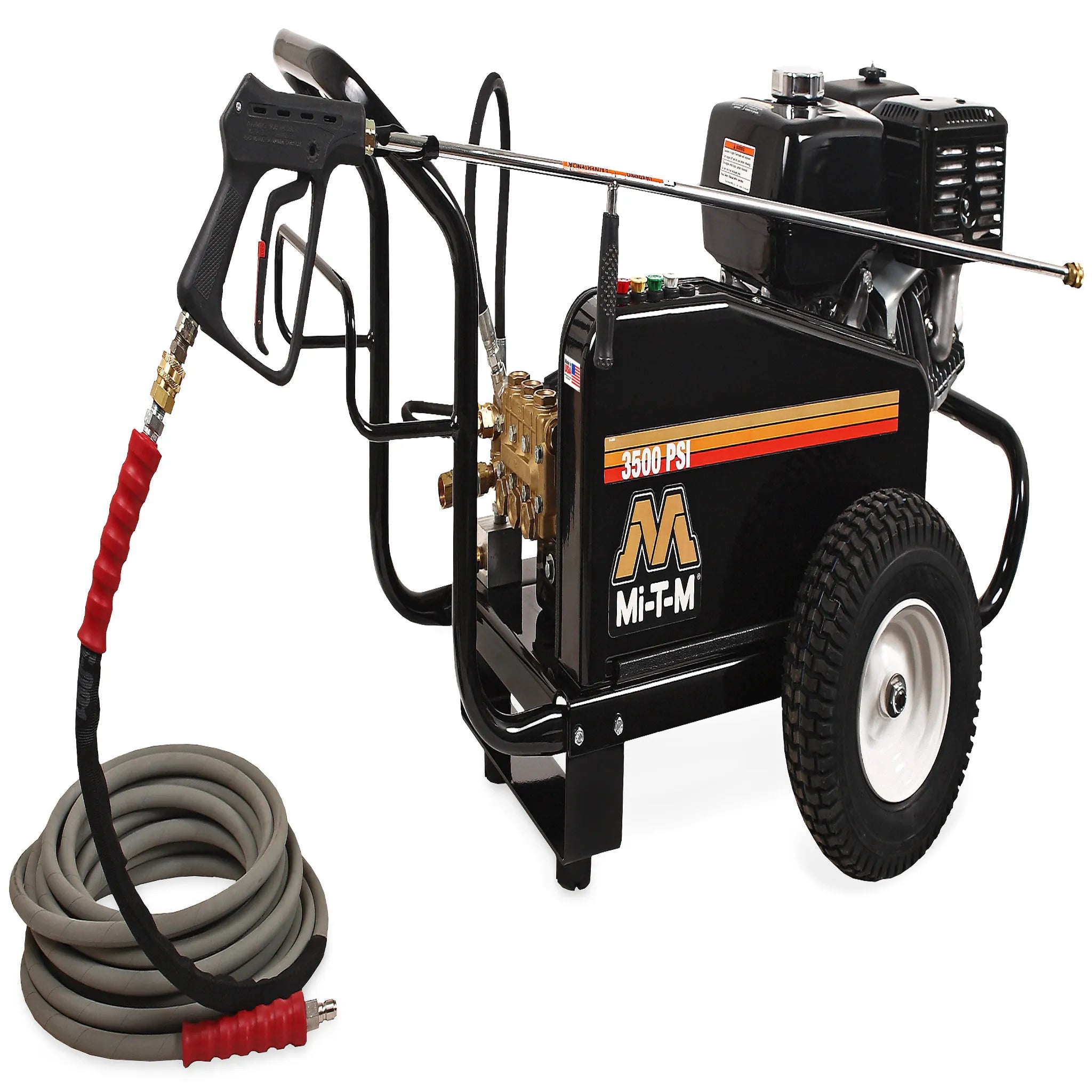 Mi-T-M CW Series Gasoline Belt Drive - CW-3504-5MGK - Commercial Cleaning – Pressure Washers, 3500 PSI, 216 lbs