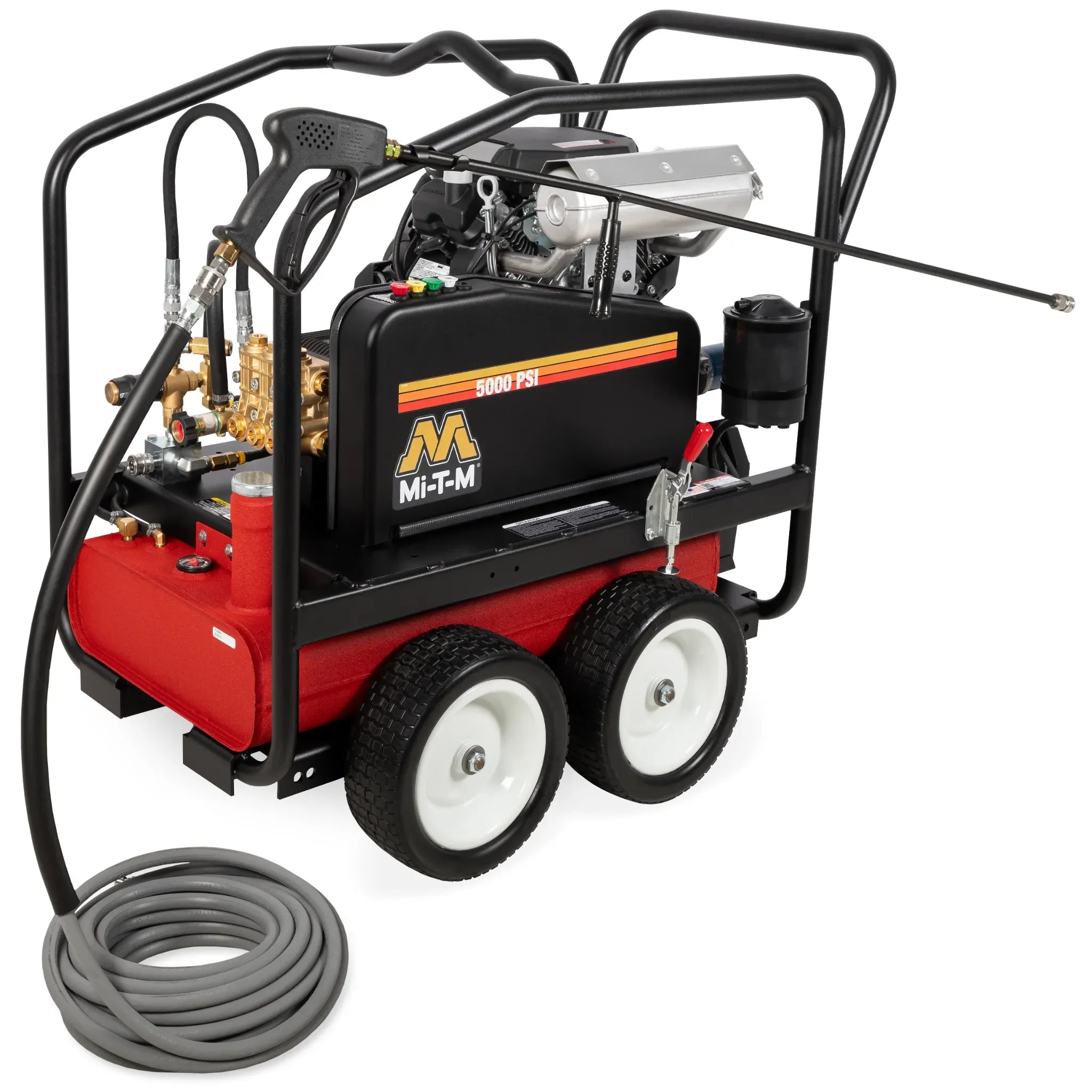 Mi-T-M CWC Series Gasoline Belt Drive - CWC-5004-4MAH - Commercial Cleaning – Pressure Washer, 5000 PSI, 433 lbs