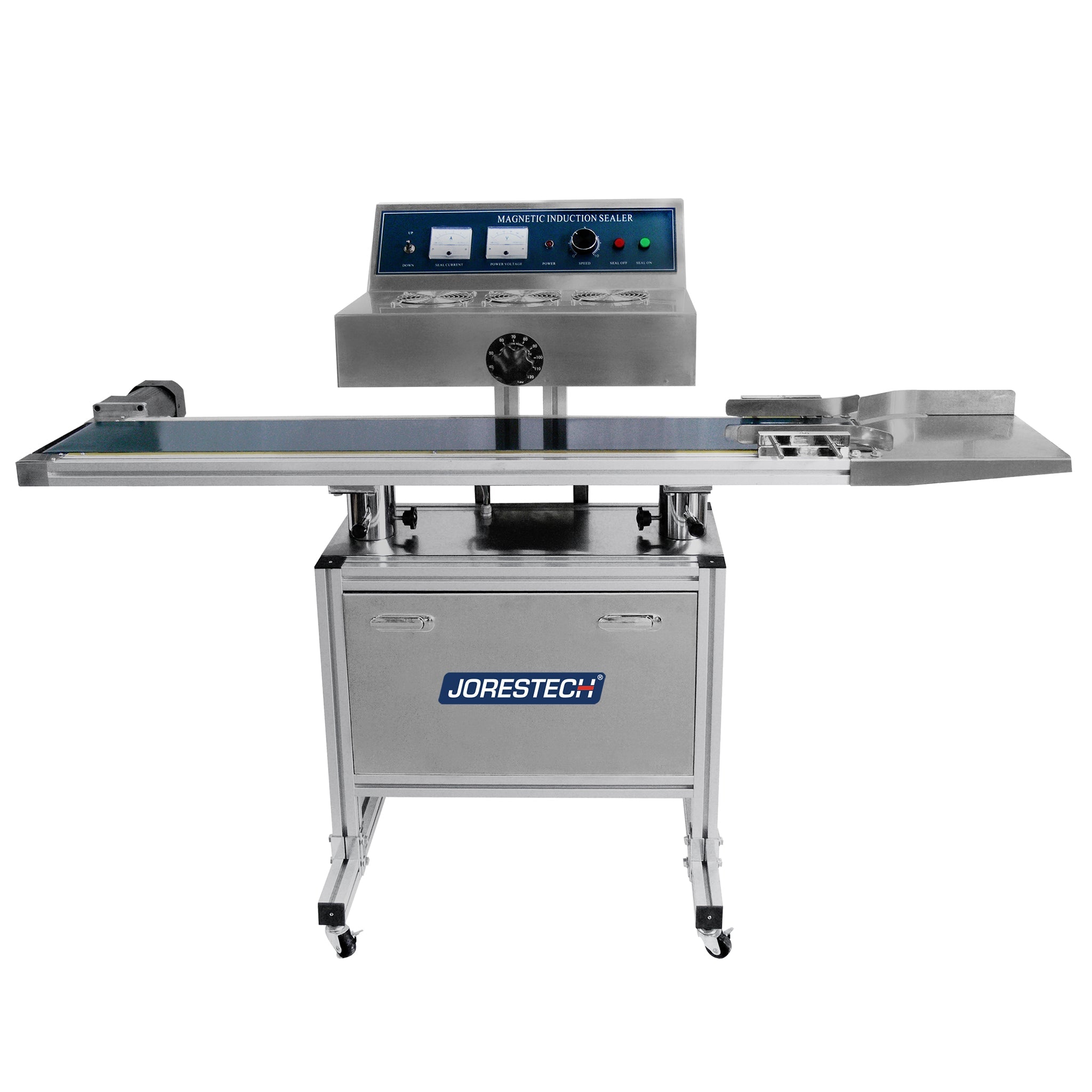 Jores Technologies Continuous Induction Cap Sealer with Conveyor 20-130mm