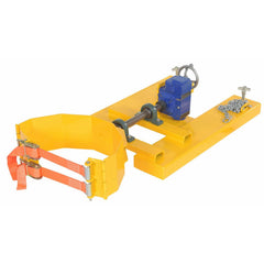 Vestil Steel Right Angle Drum Rotator Fits 55 Gallon Steel, Plastic, or Fiber Drums 1,200 Lb. Capacity Yellow- DCR-RAR-12