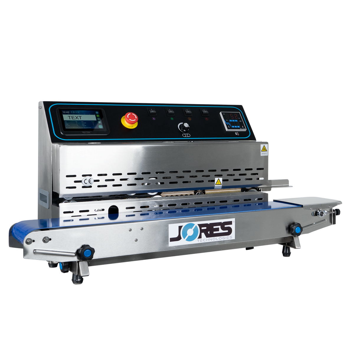 Jores Technologies Digital Horizontal Continuous Band Sealer with TIJ Printer 800I-TIJ