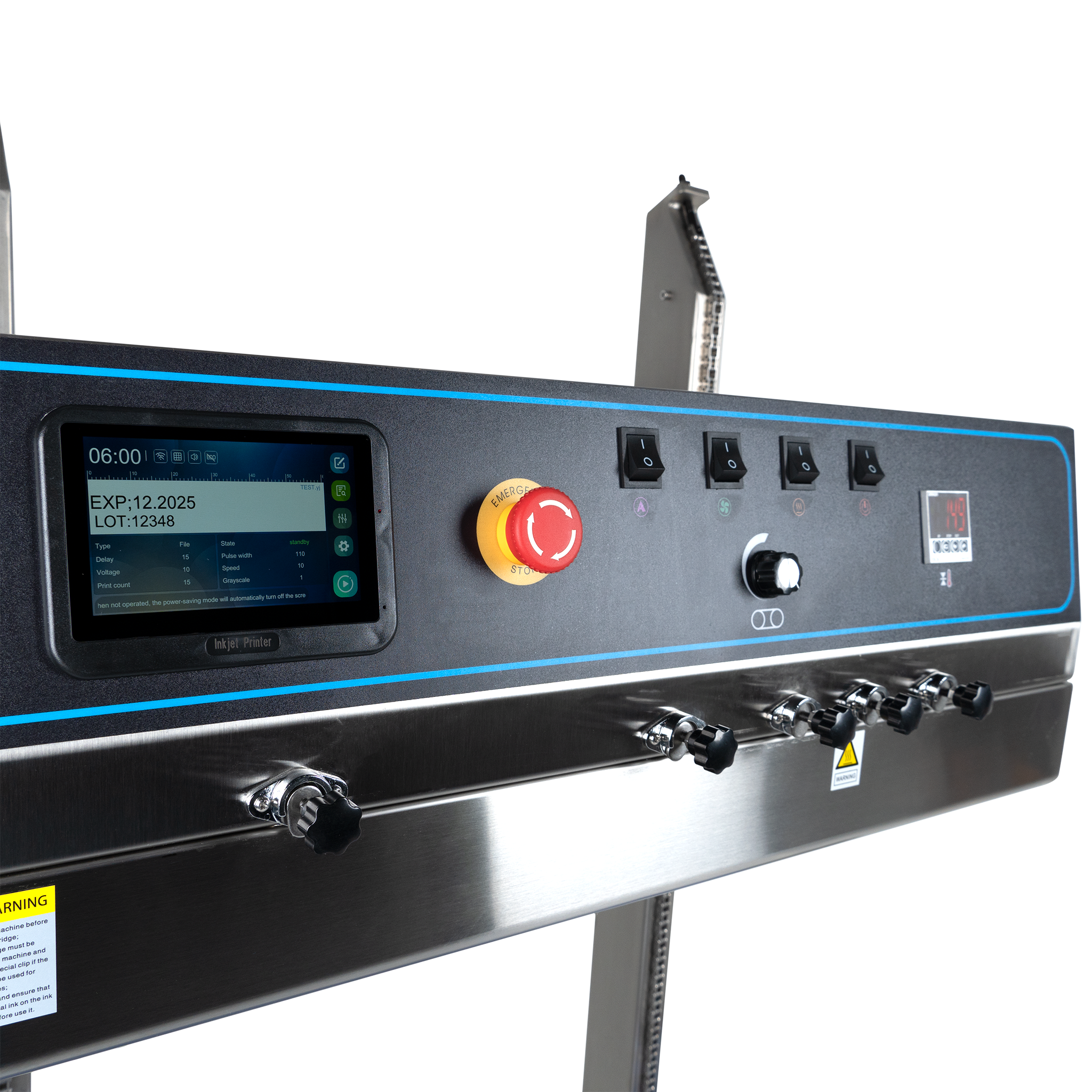 Jores Technologies Digital Vertical Continuous Band Sealer with TIJ Printer 1010I-TIJ