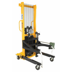 Vestil Steel Manual Drum Lifter/Rotator/Transport 51-1/2 In. x 34 In. x 82-5/8 In. 550 Lb. Capacity Yellow - DRUM-LRT-II