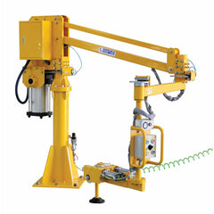 Vestil Steel Air Balance Jib Lifter Floor Mounted Maximum Arm Length 78-1/4 In. 250 Lb. Capacity Yellow -DSL-300