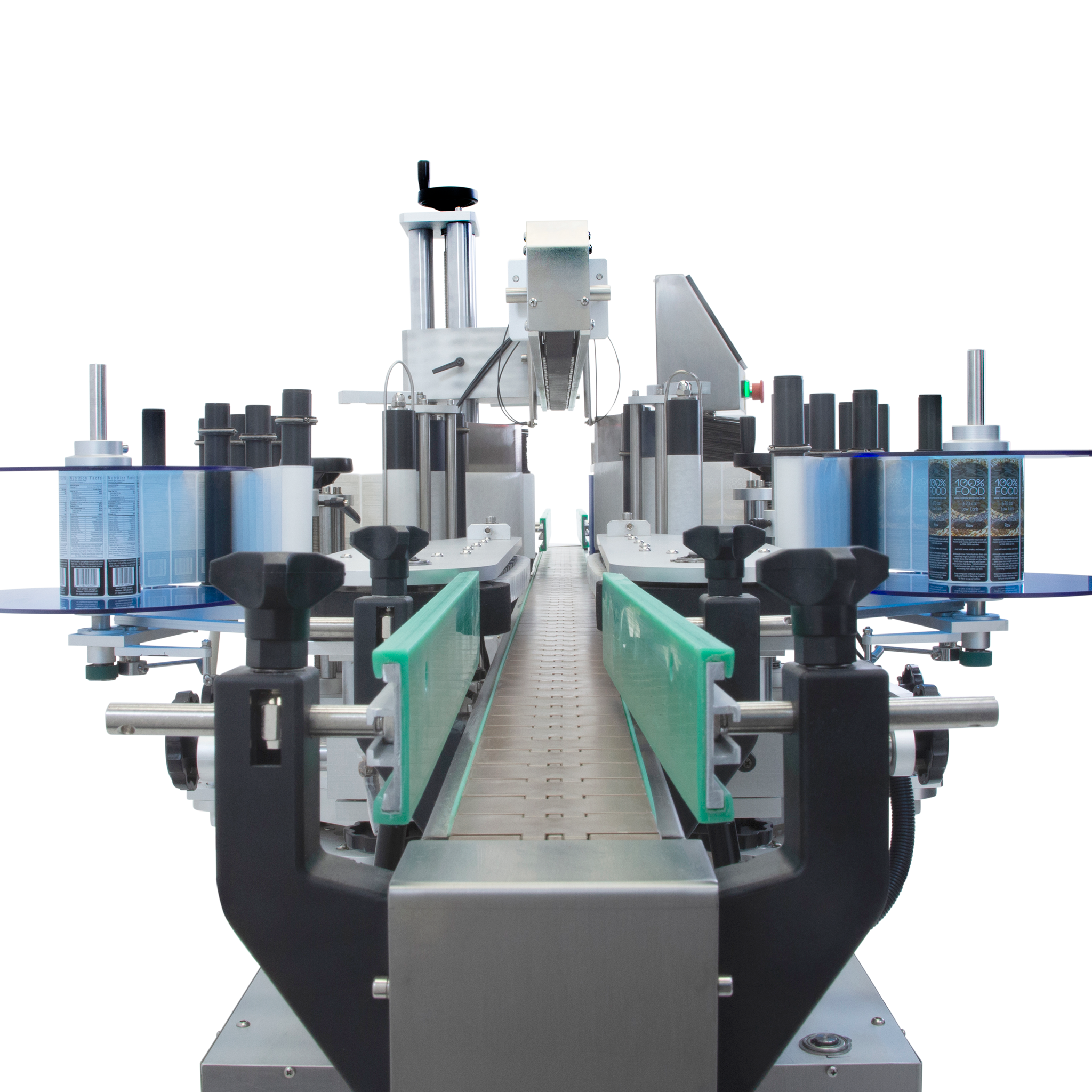 Jores Technologies Dual Automatic Label Applicator for Round and Flat Containers