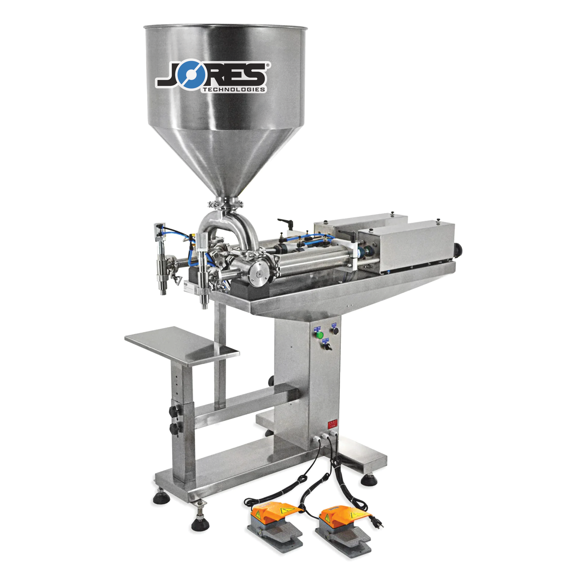 Jores Technologies Dual Head High Viscosity Paste Piston Filler - 316 SS – 1000ml