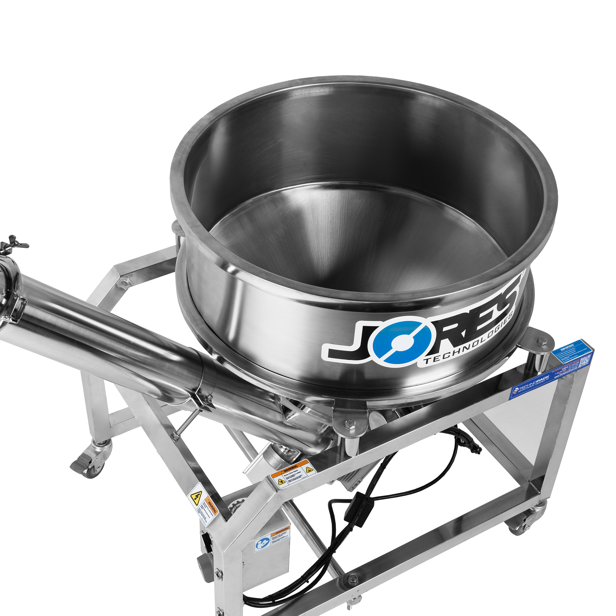 Jores Technologies Stainless Steel Auger Screw Elevator for Powders PSE-63