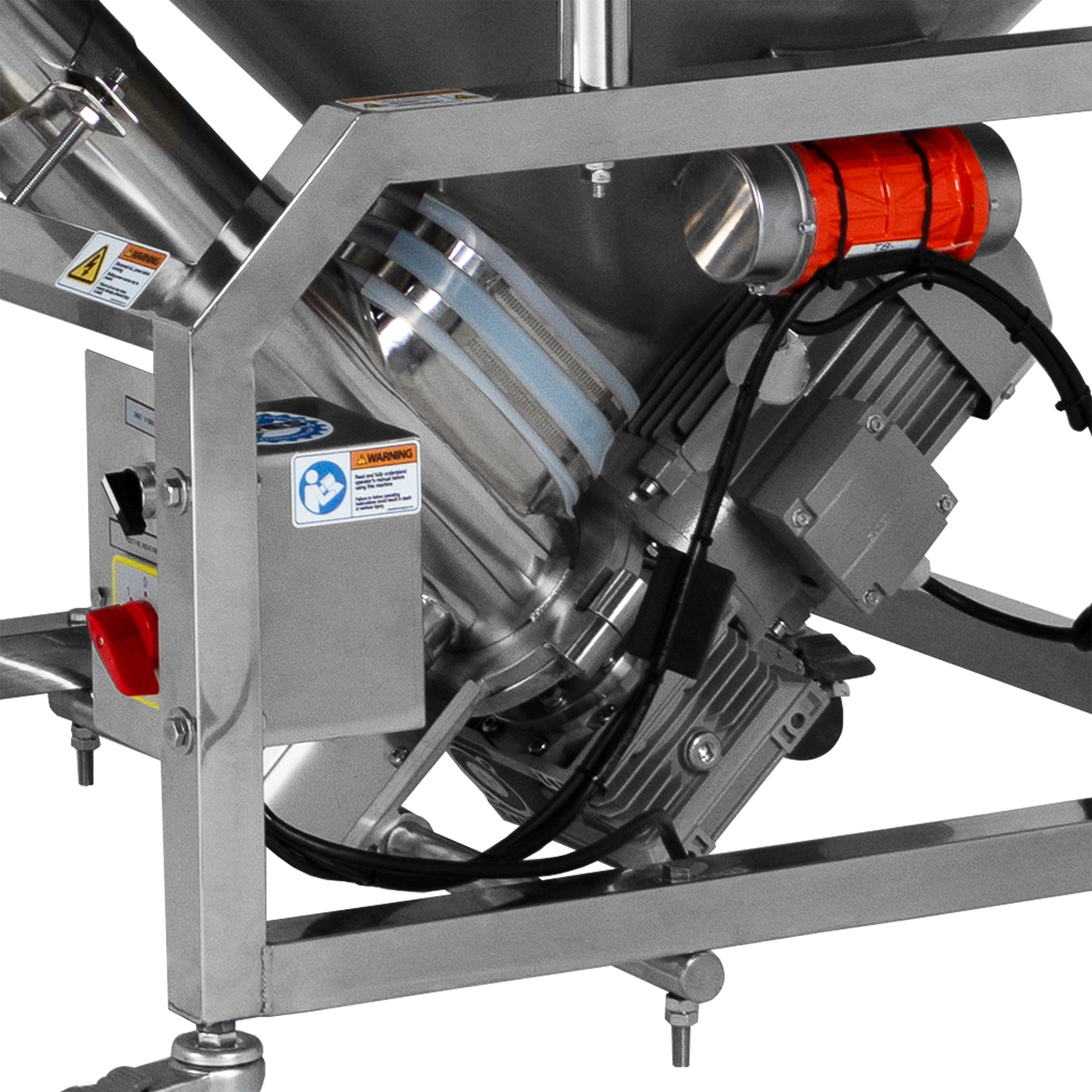 Jores Technologies Stainless Steel Auger Screw Elevator for Powders PSE-63