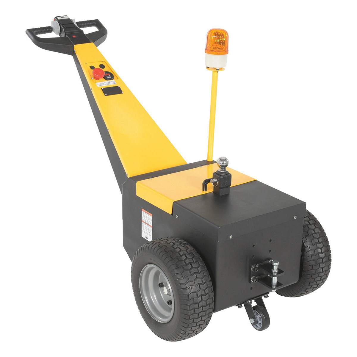 Vestil Steel Heavy Duty Electric Powered Tugger 5000 Lb. Pull Capacity Yellow/Black- E-TUG-HD-50