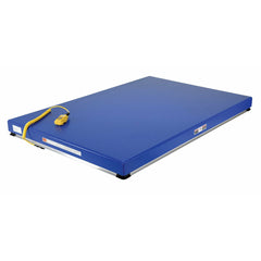 Vestil Steel Electric Hydraulic Lift Table 48 In. x 72 In. 5000 Lb. Capacity Blue-EHLT-4872-5-44