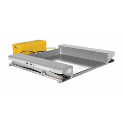 Vestil Partially Stainless Steel Ground Lift Scissor Table 52 In. x 70 In. 2000 Lb. Capacity Blue-EHLTG-5270-2-48-PSS