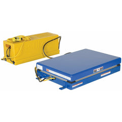 Vestil  Steel Single Leg Shorty Scissor Lift Table 24 In. x 36 In. 2000 Lb. Capacity Blue- EHLTS-2436-2-31
