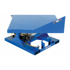 Vestil Steel Electric Hydraulic Corner Tilters 48 In. x 48 In. 2000 Lb. Capacity Blue -EMC-4848-2