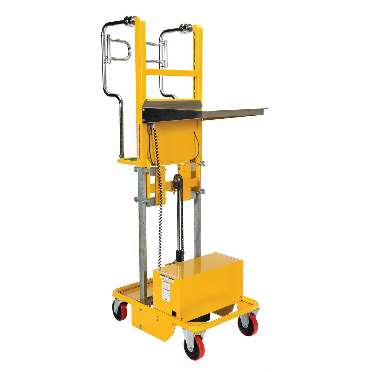 Vestil Steel Electric Order Picker 440 Lb. Capacity Yellow-EOP-440