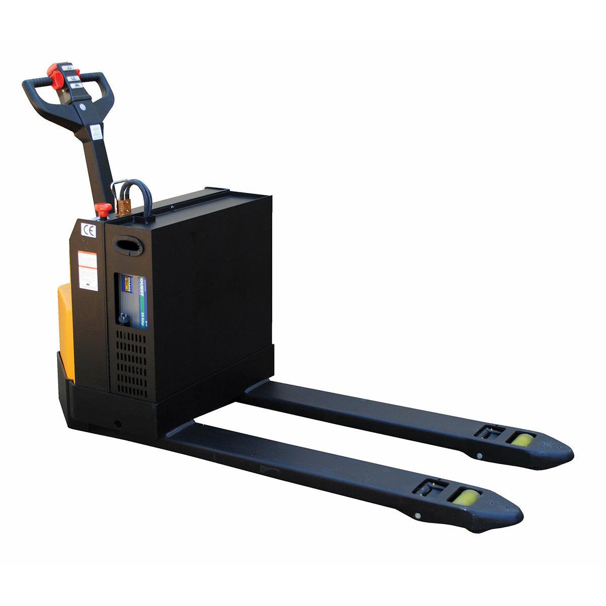 Vestil 48" Fork Electric Rider Pallet Truck 20x48" with 4500 lb Cap - EPT-2048-45-RP-AGM