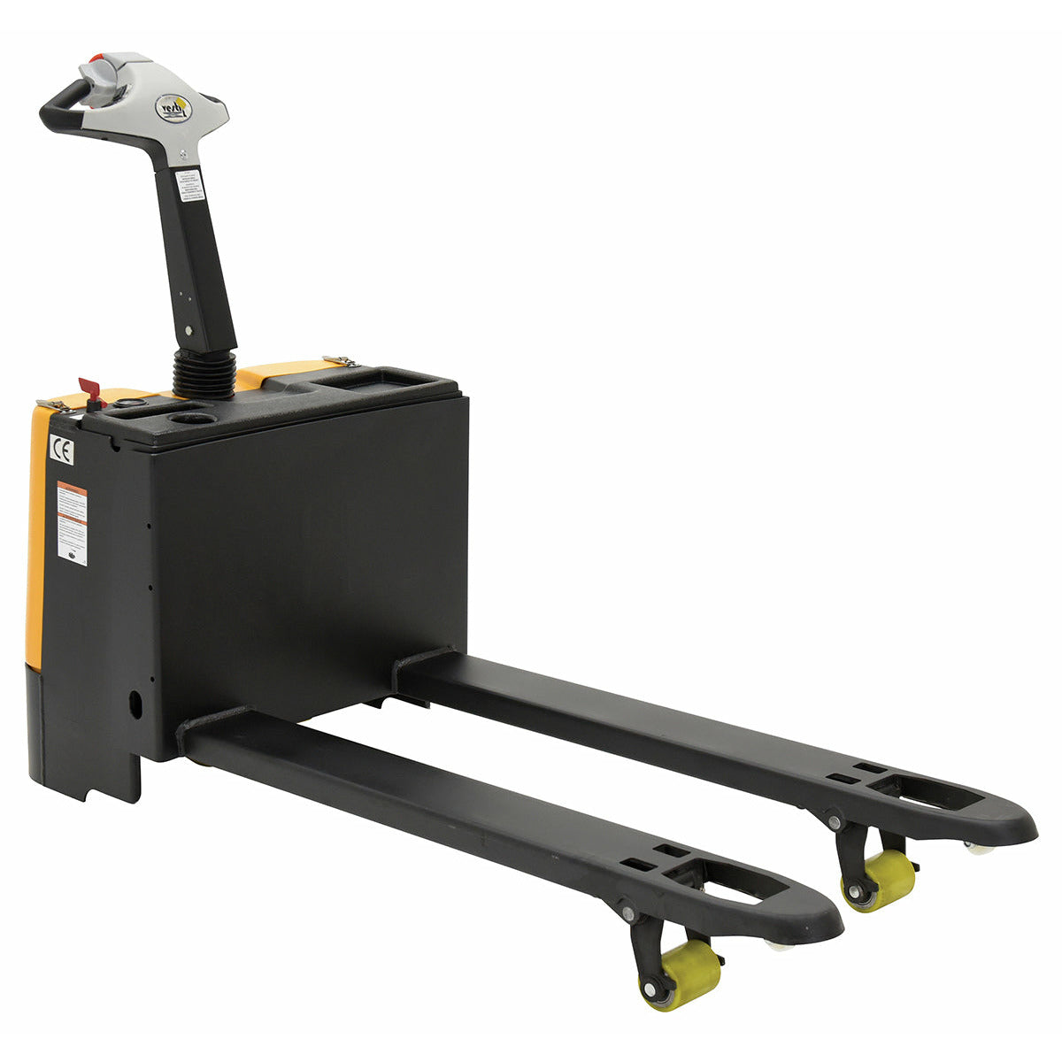 Vestil 48" Fork Electric Pallet Truck 3300 lb Cap and 7.8" Lift Ht - EPT-2547-30-AGM