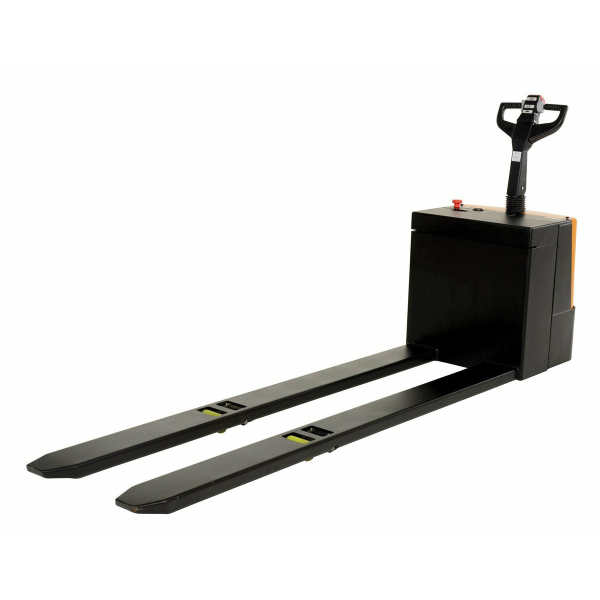 Vestil 96" Fork Electric Rider Pallet Truck 27x96" 4500lb Cap and 8.2" Lift Ht - EPT-2796-45