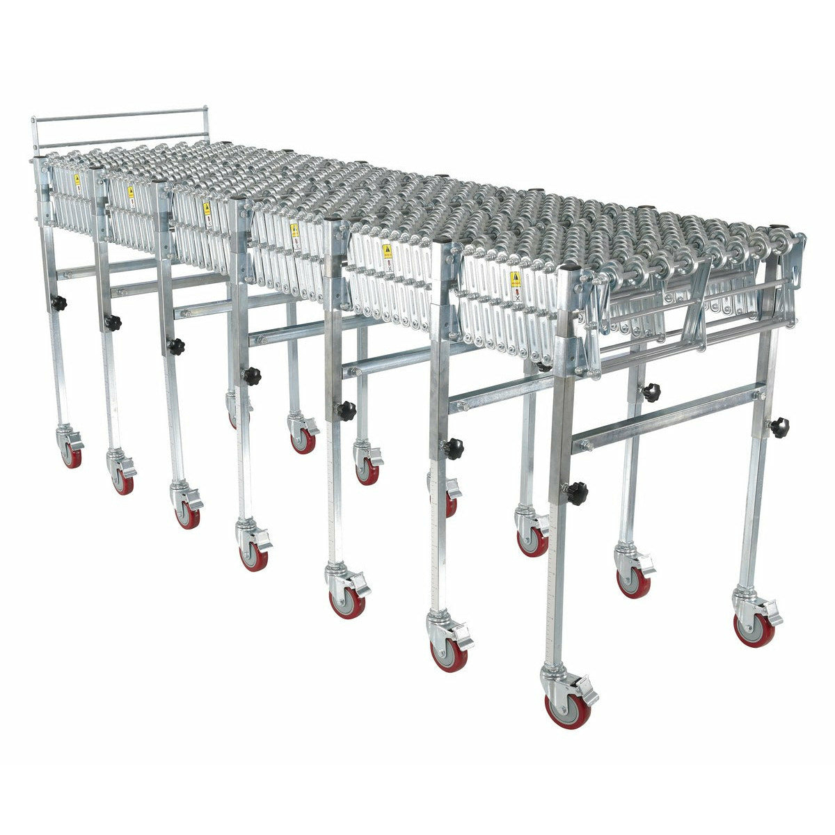 Vestil Aluminum/Steel Expandable Conveyor Skate 200 Lb. Capacity Silver -EXCNV-S-24-24