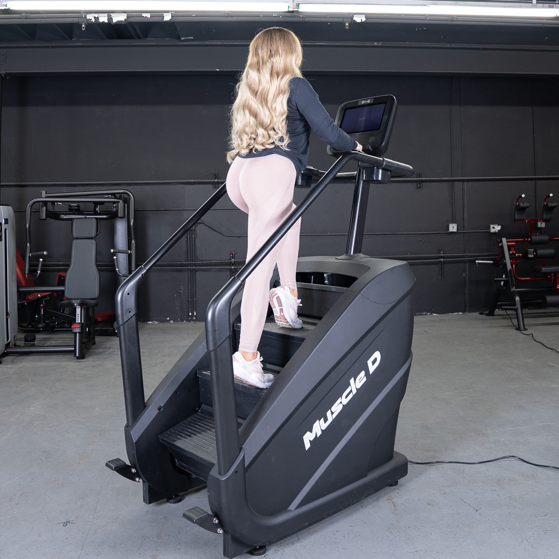 Elite Commercial Stair Climber - Touch Screen - Muscle D Fitness