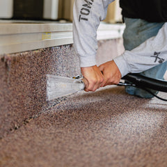 Tomahawk 3-in-1 Commercial Carpet Extractor Cleaner, 18” Width, 9 Gallon Dual Tanks, Dual 1000W Motors for Hotels, Offices & Upholstery