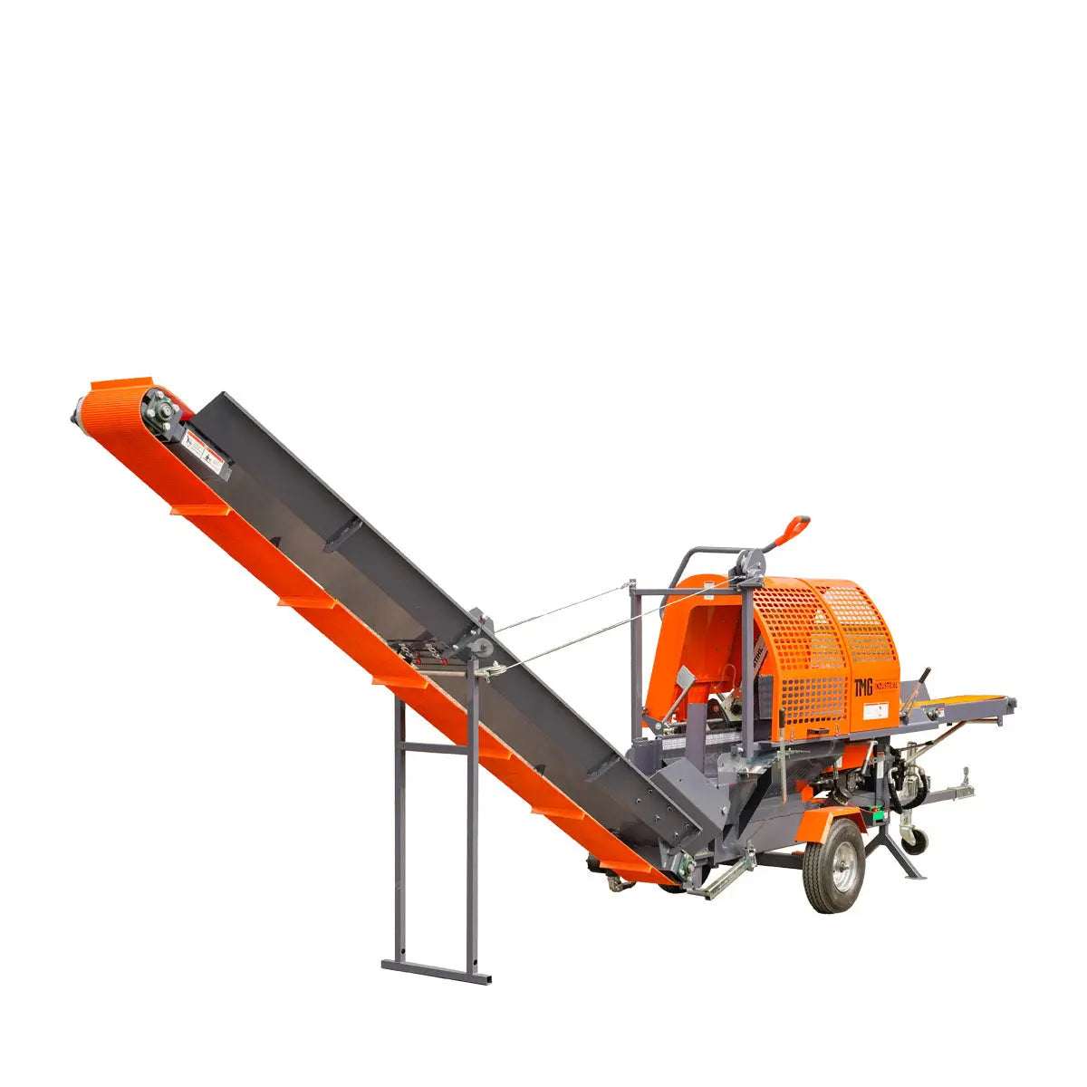 Firewood Log Splitter Processor Conveyor, 15" x 23" Log Capacity, 14 HP Kohler Engine, 18" STIHL Chainsaw, TMG-GLS20
