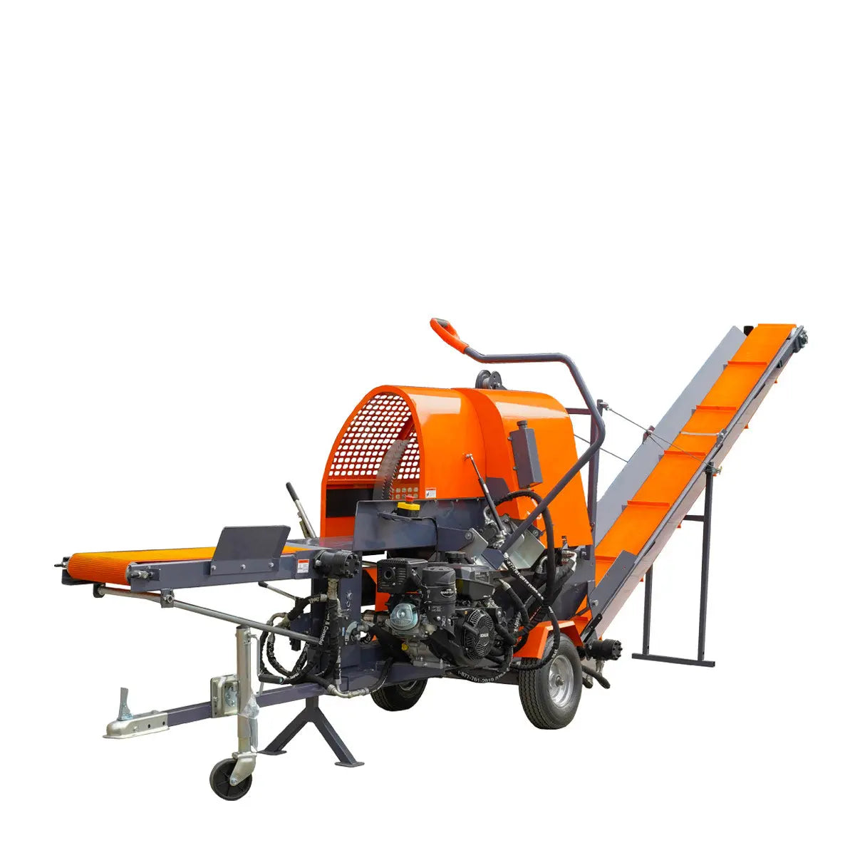 Firewood Log Splitter Processor Conveyor, 15" x 23" Log Capacity, 14 HP Kohler Engine, 18" STIHL Chainsaw, TMG-GLS20