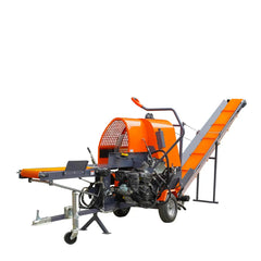 Firewood Log Splitter Processor Conveyor, 15" x 23" Log Capacity, 14 HP Kohler Engine, 18" STIHL Chainsaw, TMG-GLS20