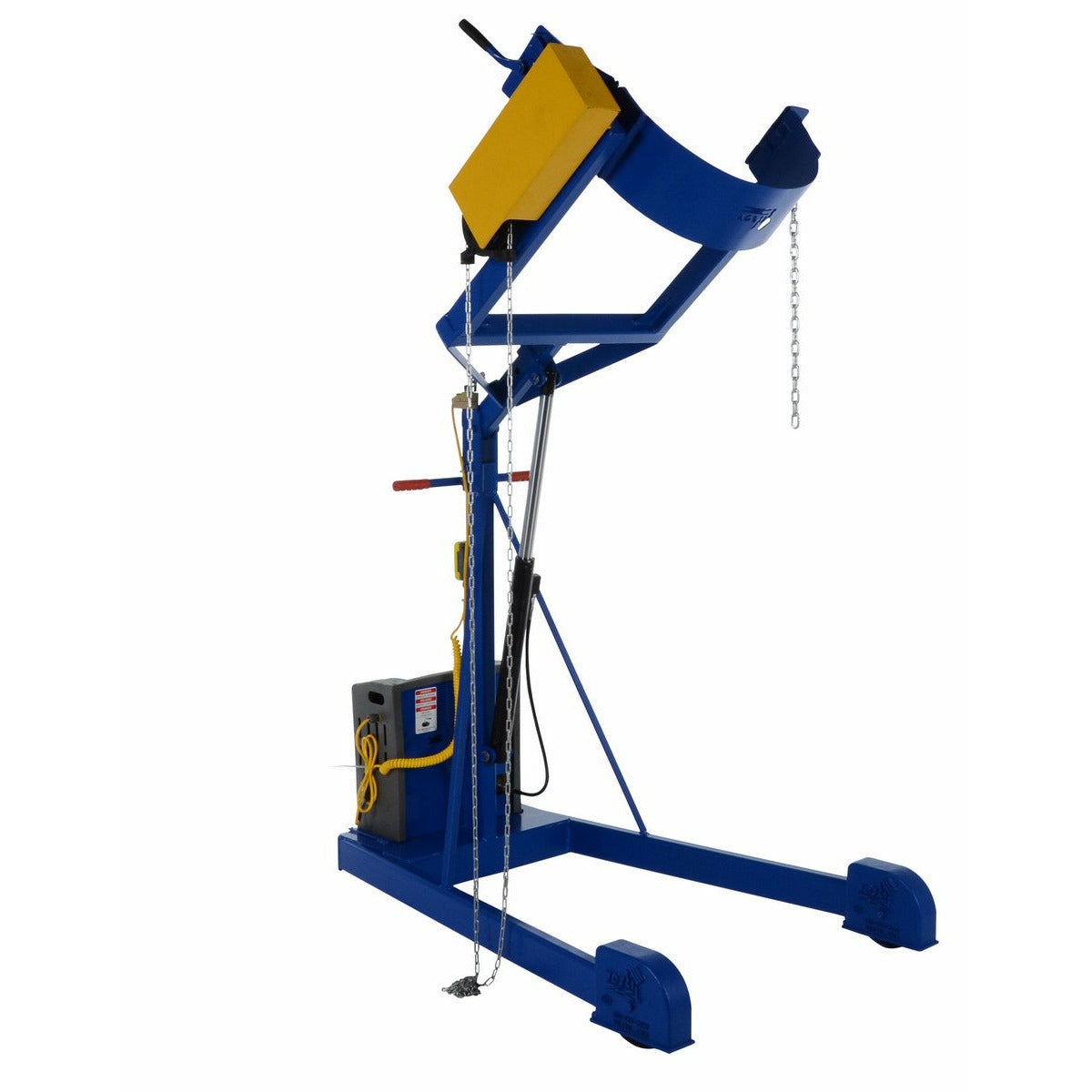 Vestil Portable Hydraulic Drum Carrier/Rotator/Booms-HDC-305-72-DC