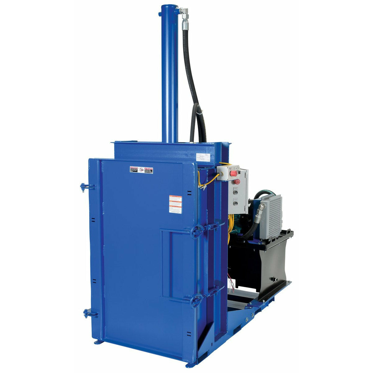 Vestil Steel Hydraulic Drum Crusher and Compactor 230 Volt Three Phase 38,000 Lbs. Crushing Force Blue-HDC-905-IDC/230V