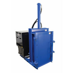 Vestil Steel Hydraulic Drum Crusher and Compactor 460 Volt Three Phase 38,000 Lbs. Crushing Force Blue-HDC-905-IDC/460V