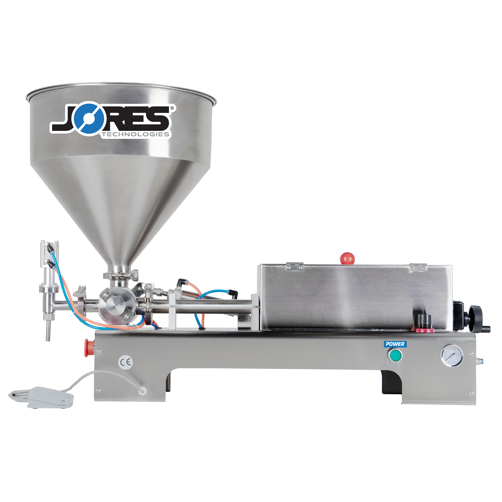 Jores Technologies High Viscosity Tabletop Paste Piston Filler - 304 SS – 100ml