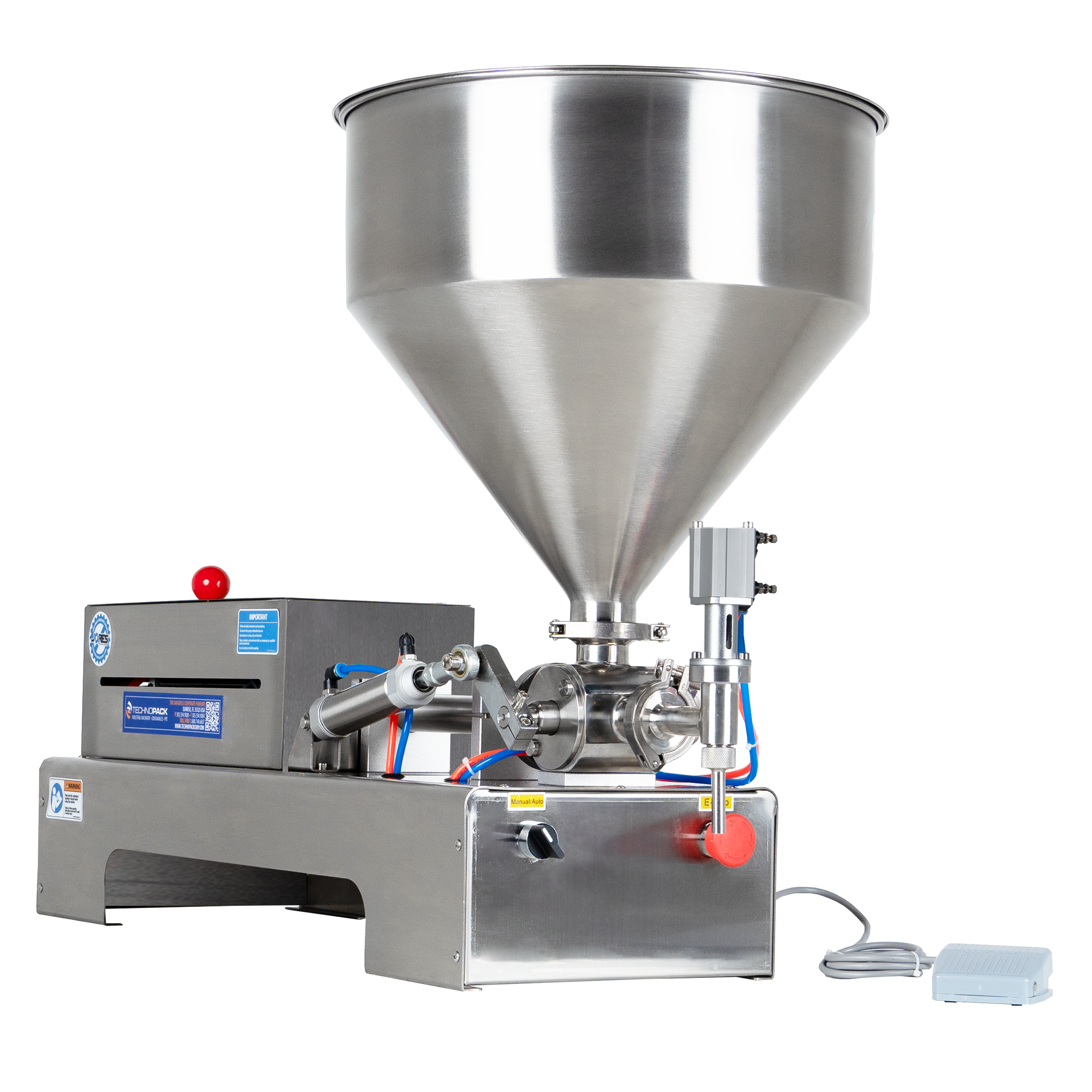 Jores Technologies High Viscosity Tabletop Paste Piston Filler - 304 SS – 100ml