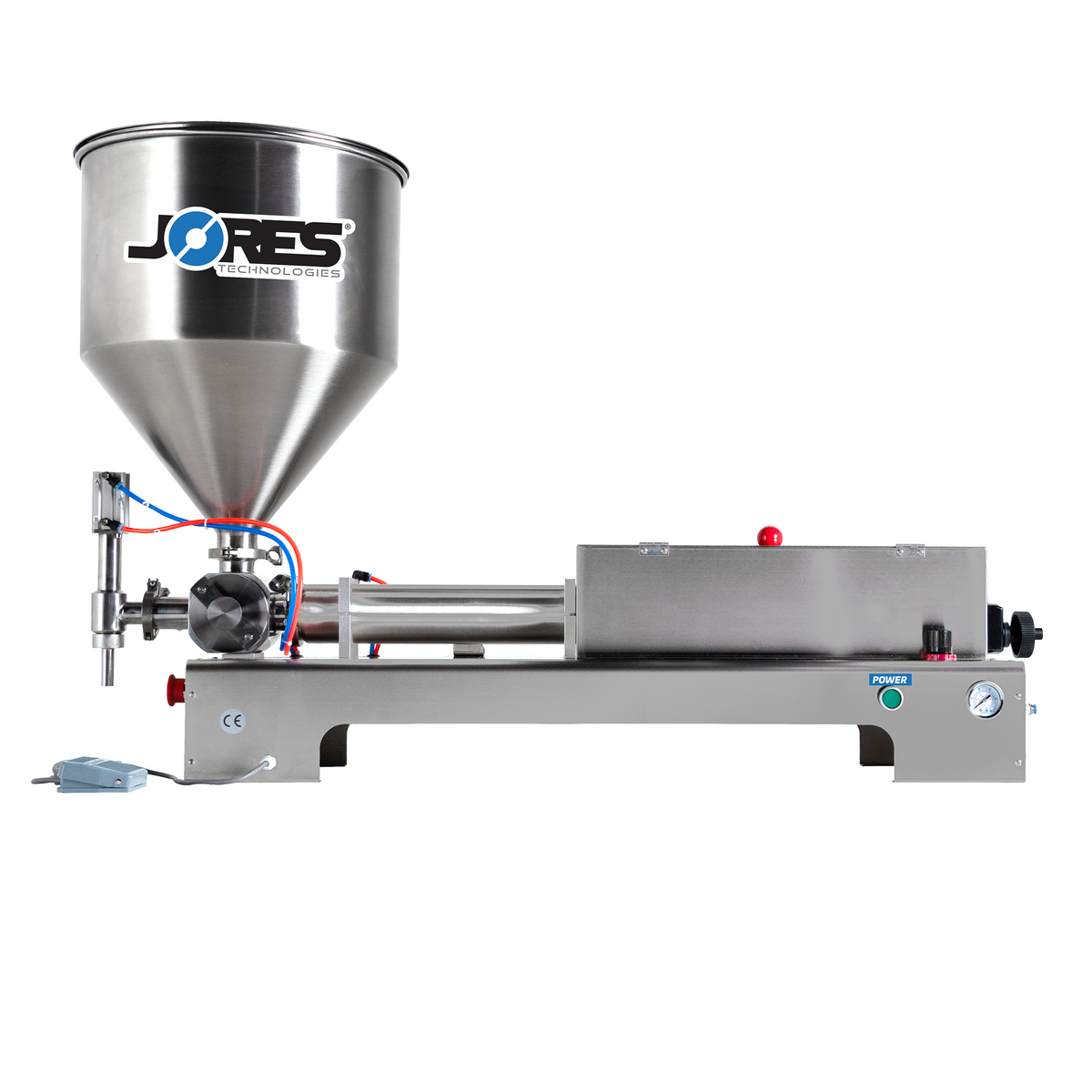 Jores Technologies High Viscosity Tabletop Paste Piston Filler - 304 SS – 1000ml