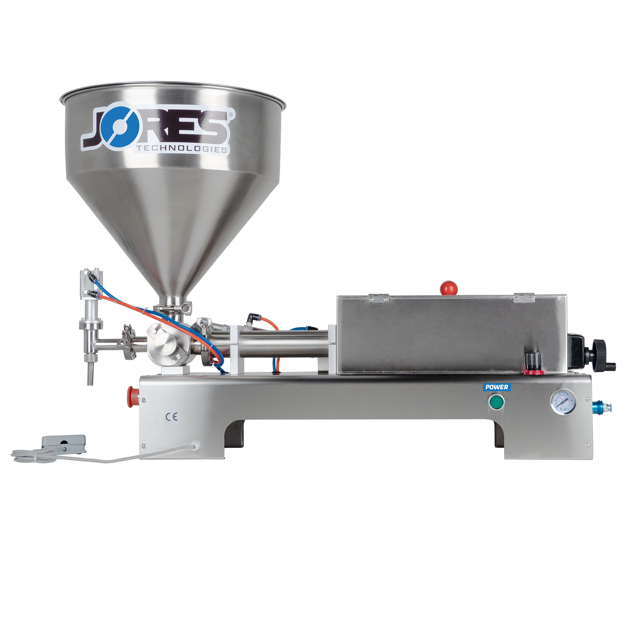 Jores Technologies High Viscosity Tabletop Paste Piston Filler - 304 SS – 300ml